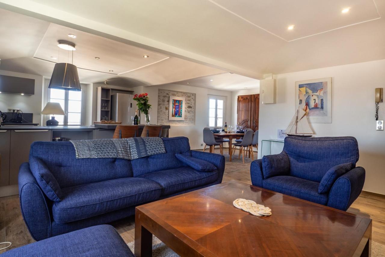 Charmant Appartement Spacieux Pour 6P Vue Mer Vieil Antibes Zewnętrze zdjęcie