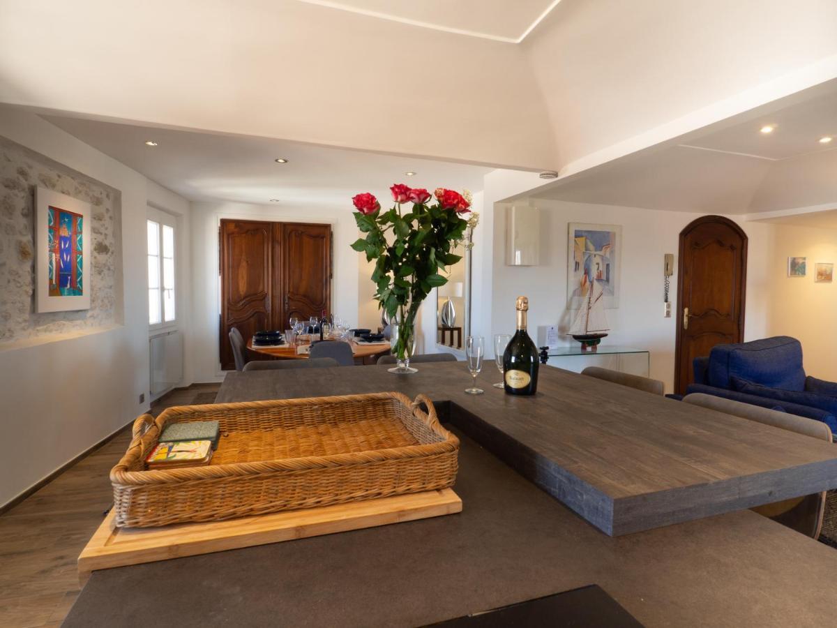 Charmant Appartement Spacieux Pour 6P Vue Mer Vieil Antibes Zewnętrze zdjęcie