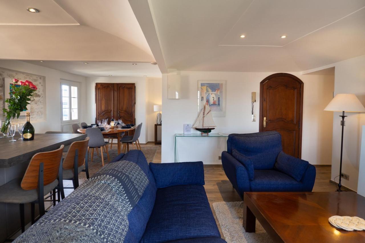 Charmant Appartement Spacieux Pour 6P Vue Mer Vieil Antibes Zewnętrze zdjęcie