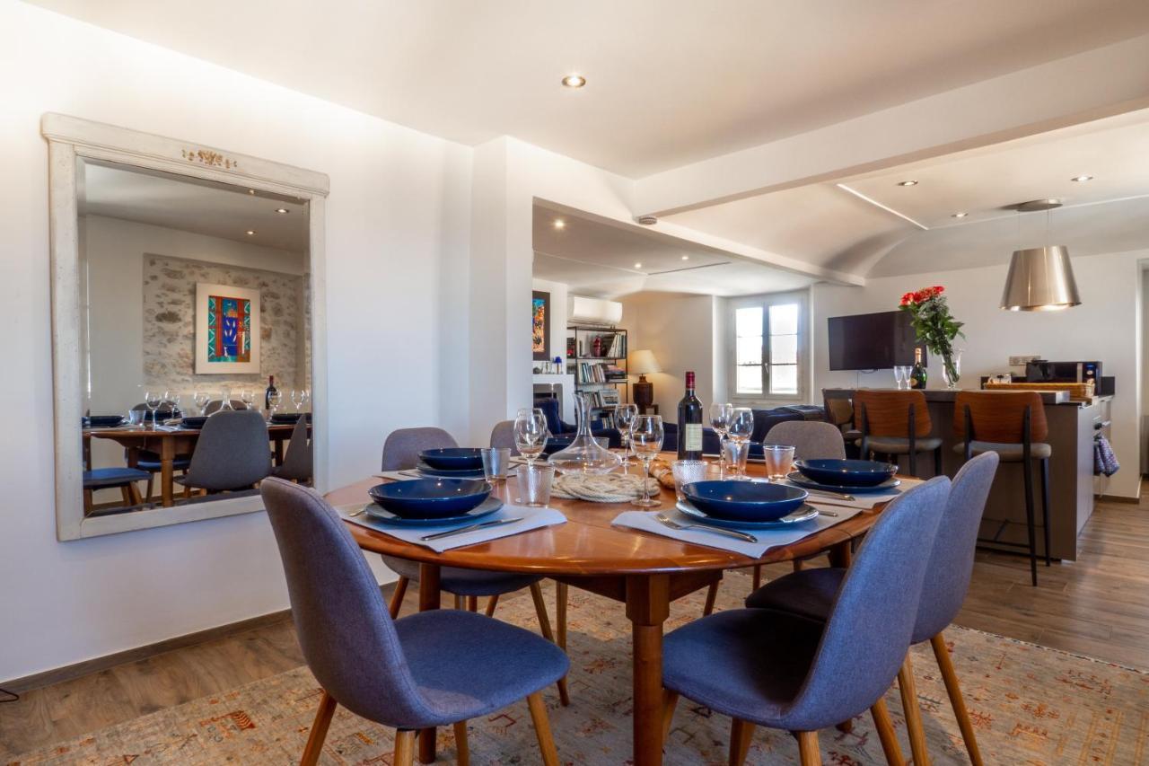 Charmant Appartement Spacieux Pour 6P Vue Mer Vieil Antibes Zewnętrze zdjęcie