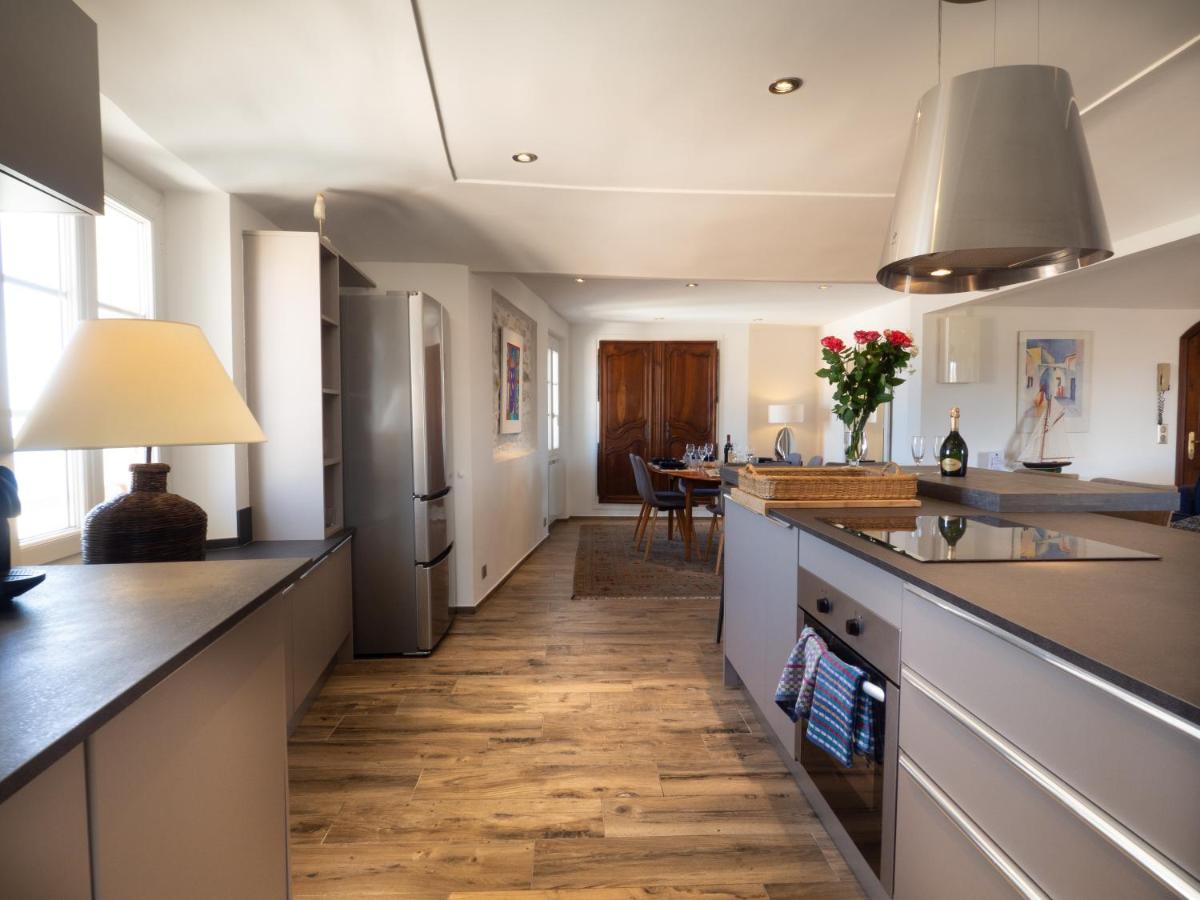 Charmant Appartement Spacieux Pour 6P Vue Mer Vieil Antibes Zewnętrze zdjęcie
