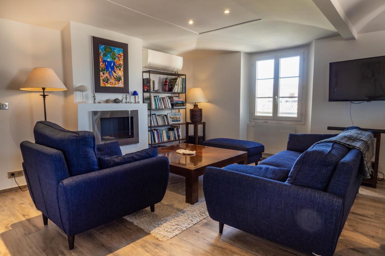 Charmant Appartement Spacieux Pour 6P Vue Mer Vieil Antibes Zewnętrze zdjęcie