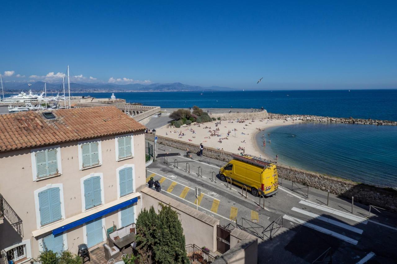 Charmant Appartement Spacieux Pour 6P Vue Mer Vieil Antibes Zewnętrze zdjęcie